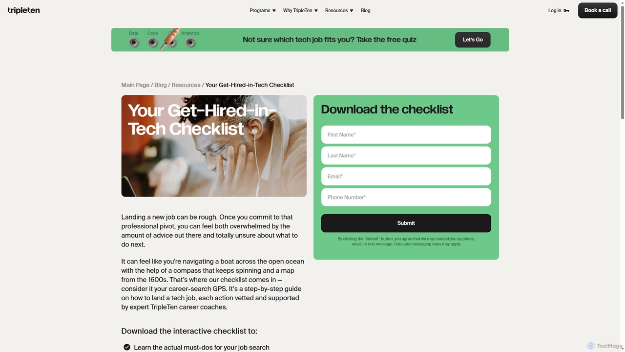 Your Get-Hired-in-Tech Checklist for TripleTen