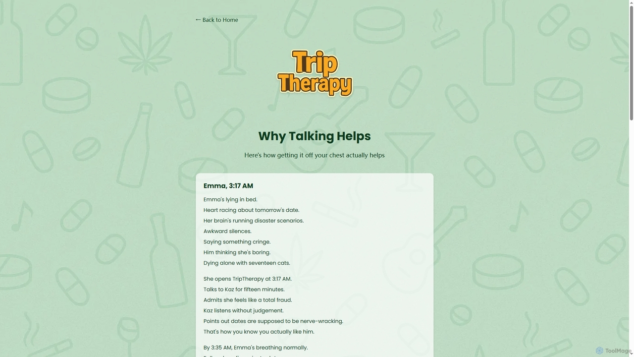 Why Talking Helps | TripTherapy for Triptherapy