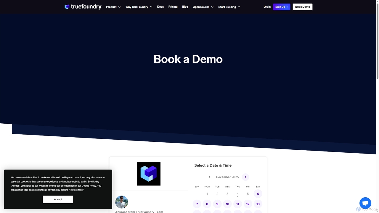 Book a Demo | TrueFoundry for Truefoundry