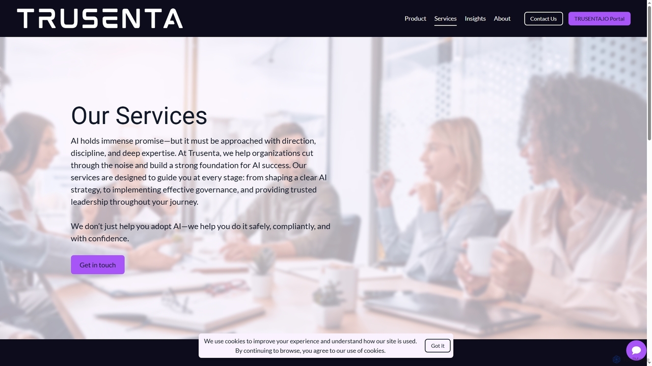 Our Services | AI Strategy, Governance & Leadership | Trusenta Australia for Trusenta