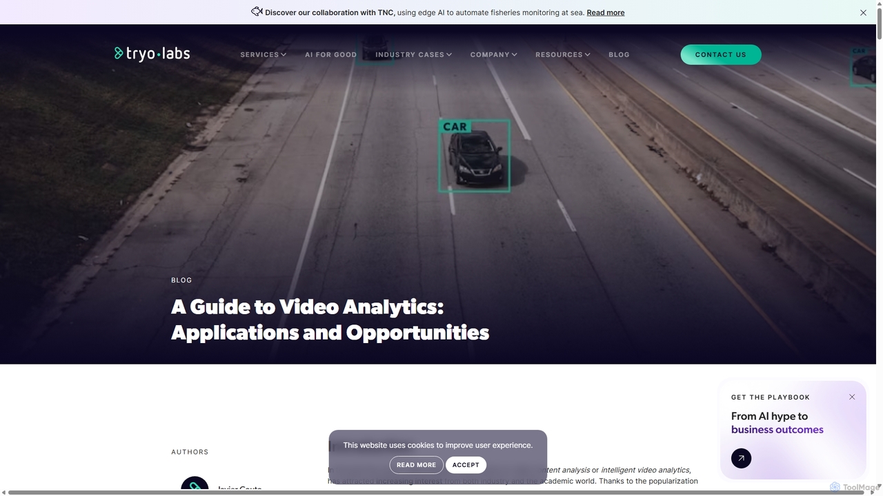 A Guide to Video Analytics: Applications and Opportunities | Tryolabs for Tryolabs