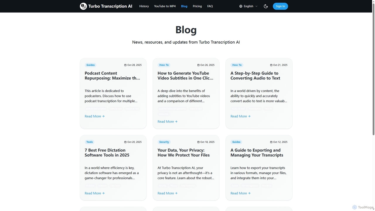 Blog | Turbo Transcription AI for Turbo Transcription