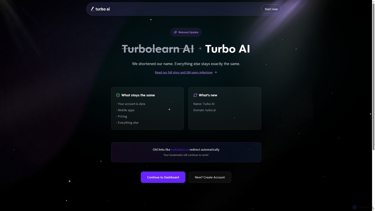 Turbolearn AI is now Turbo AI for Turbo