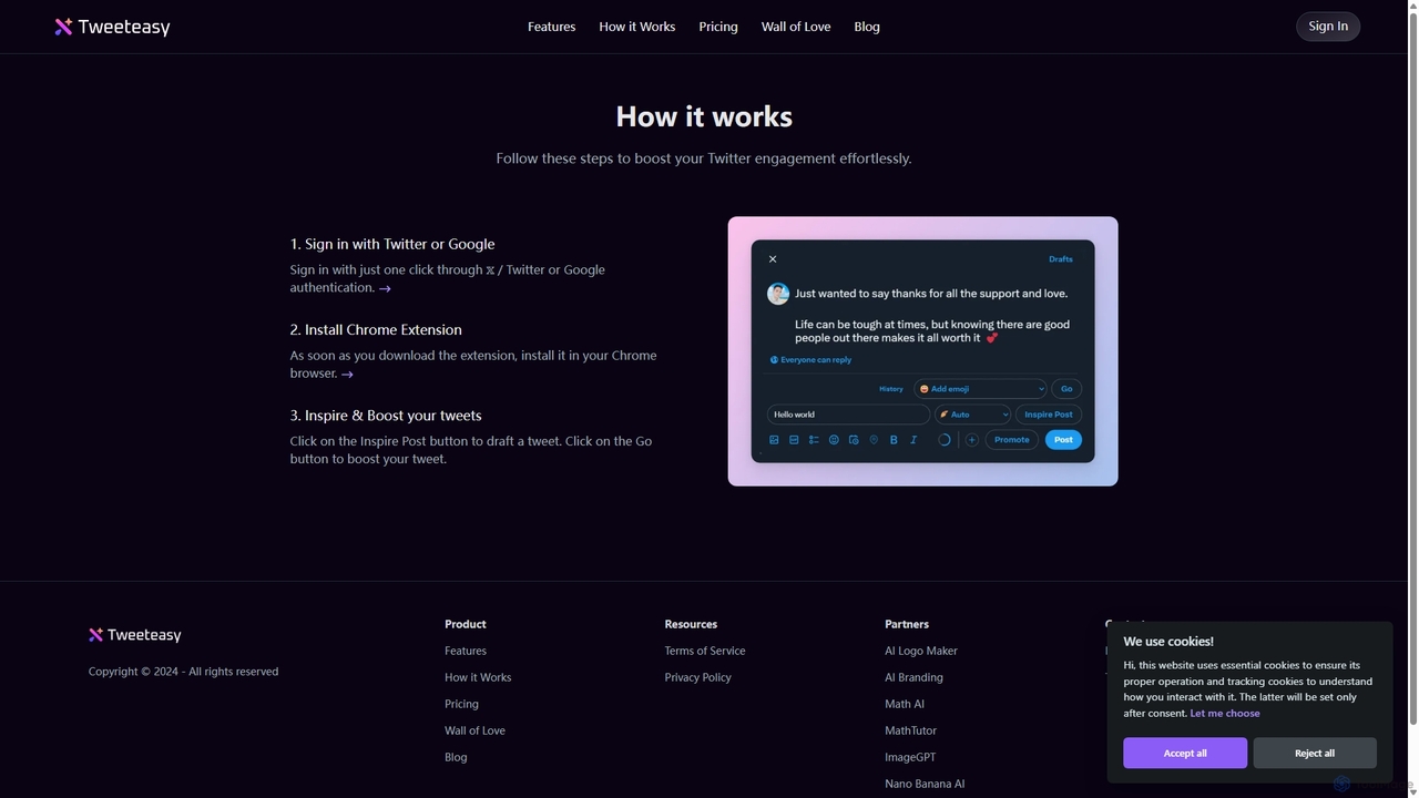 How it Works | Tweeteasy for tweeteasy