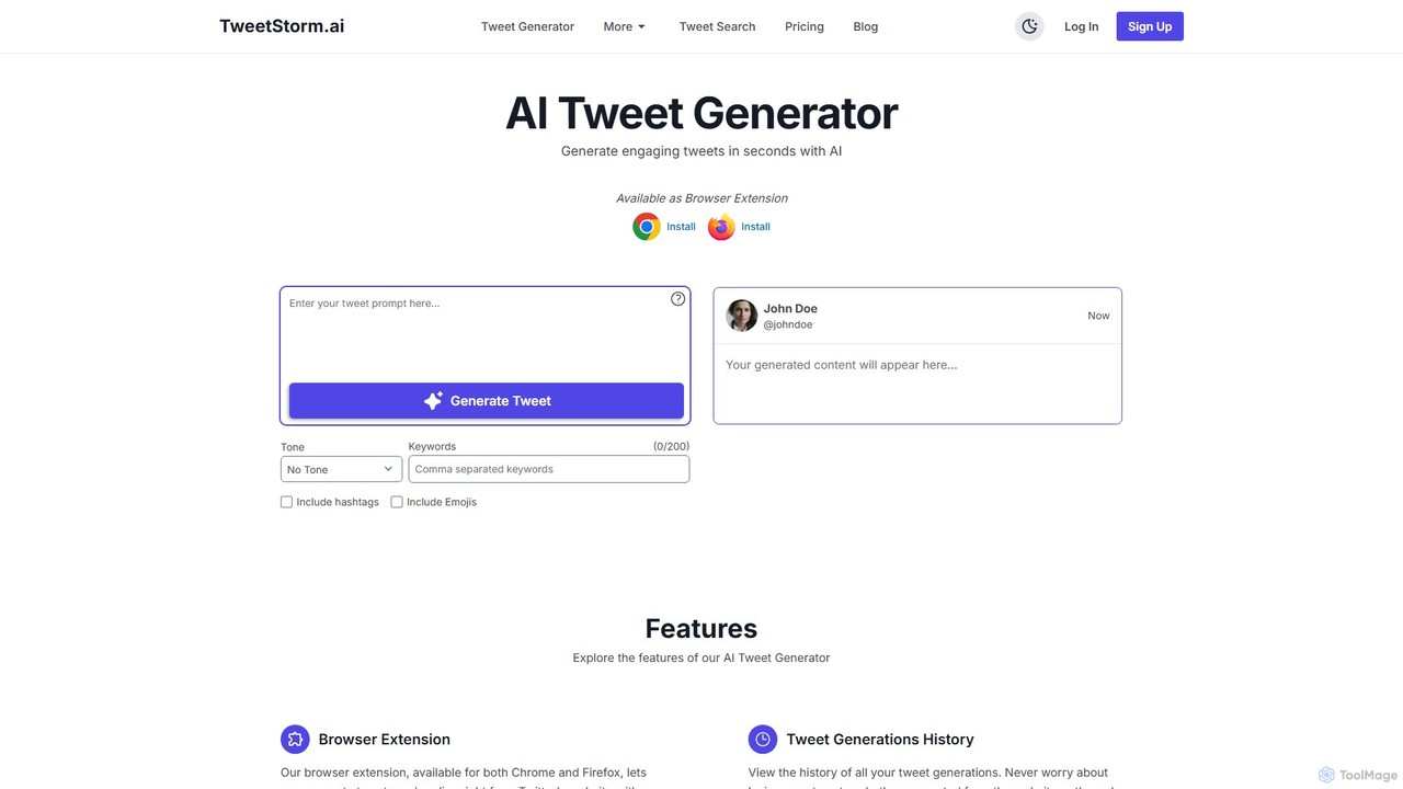 TweetStorm.ai