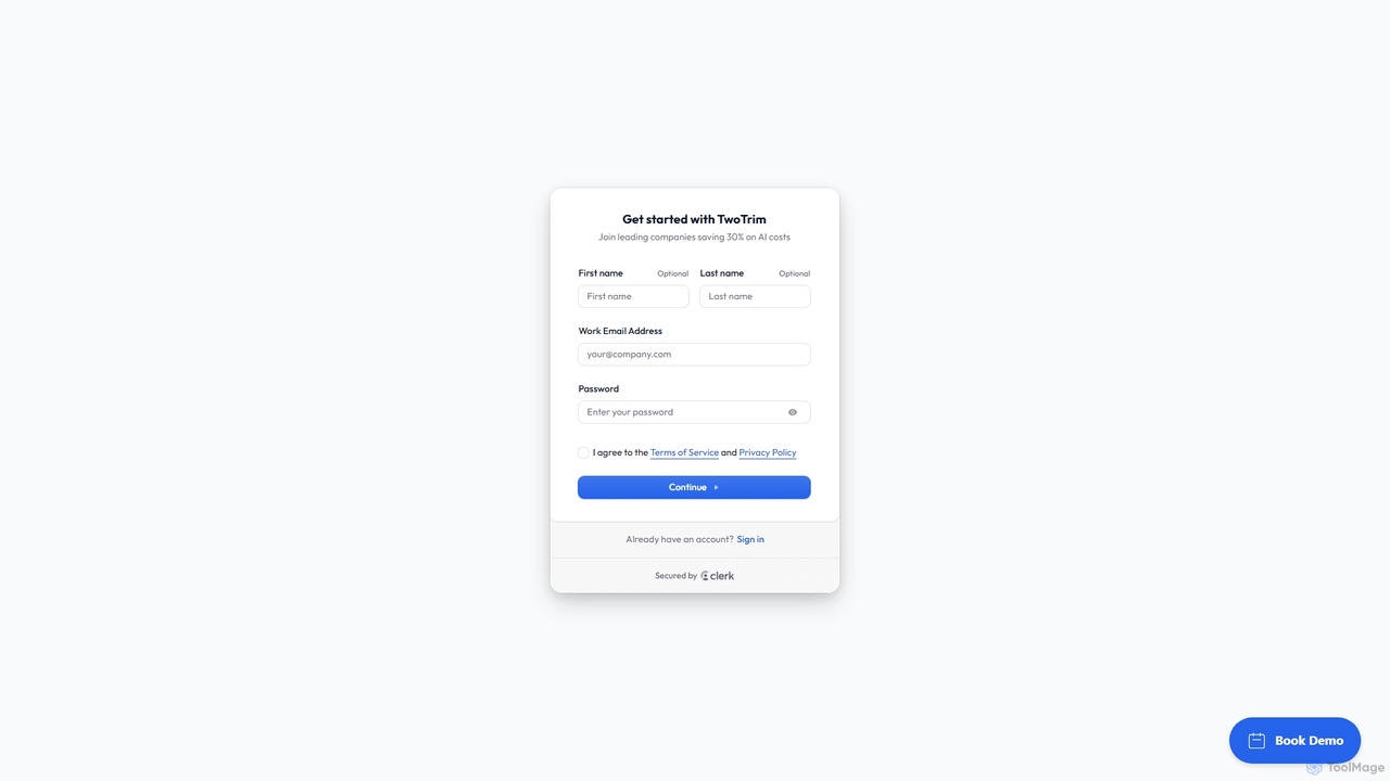 TwoTrim - AI Token Optimization & Cost Reduction Platform | Save 30% on AI Costs with 100% Quality Guarantee for TwoTrim