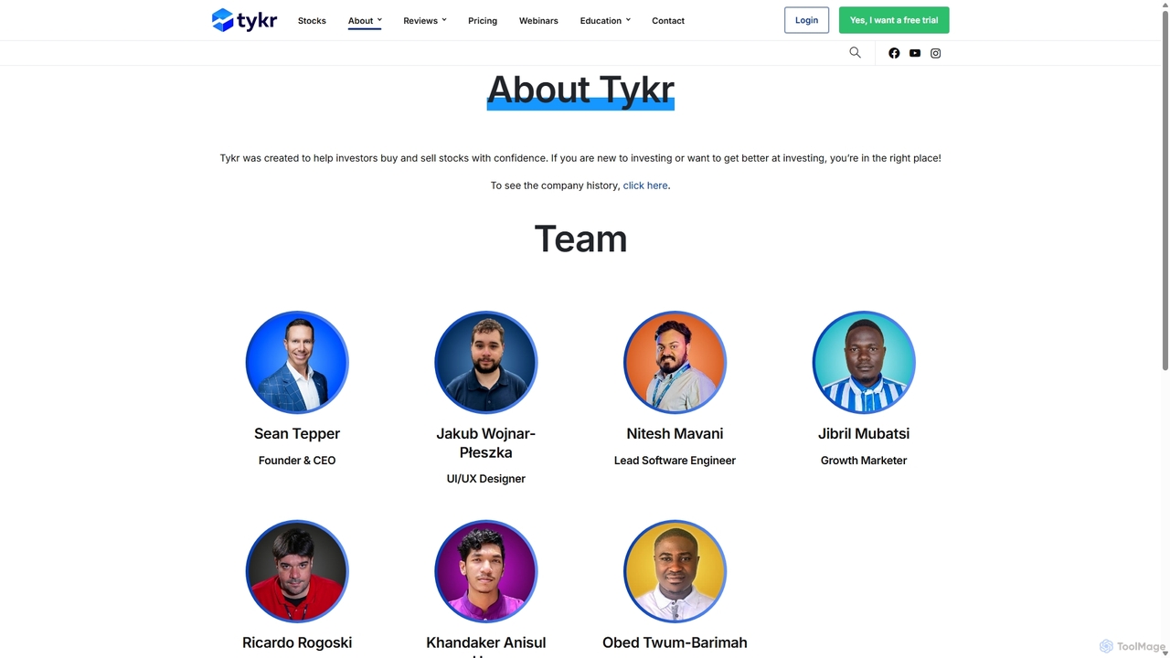 About | Tykr Investing Finance Training Education for Tykr