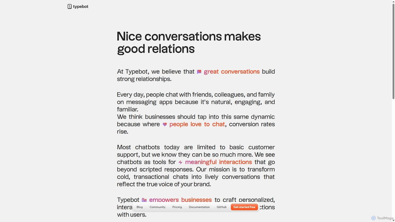 About | Typebot for Typebot