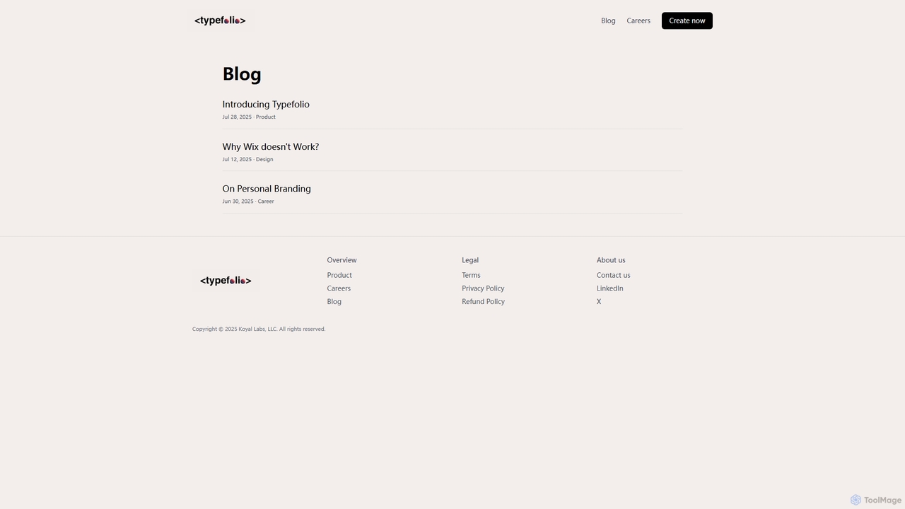 Typefolio — Blog for Typefolio