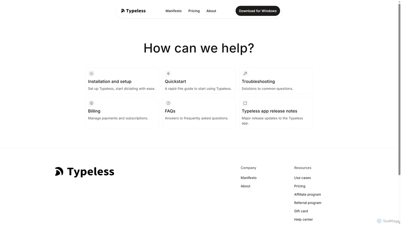 Typeless | AI Voice Dictation That's Actually Intelligent for Typeless