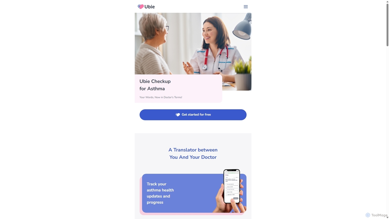 Ubie Checkup for Asthma for Ubiehealth