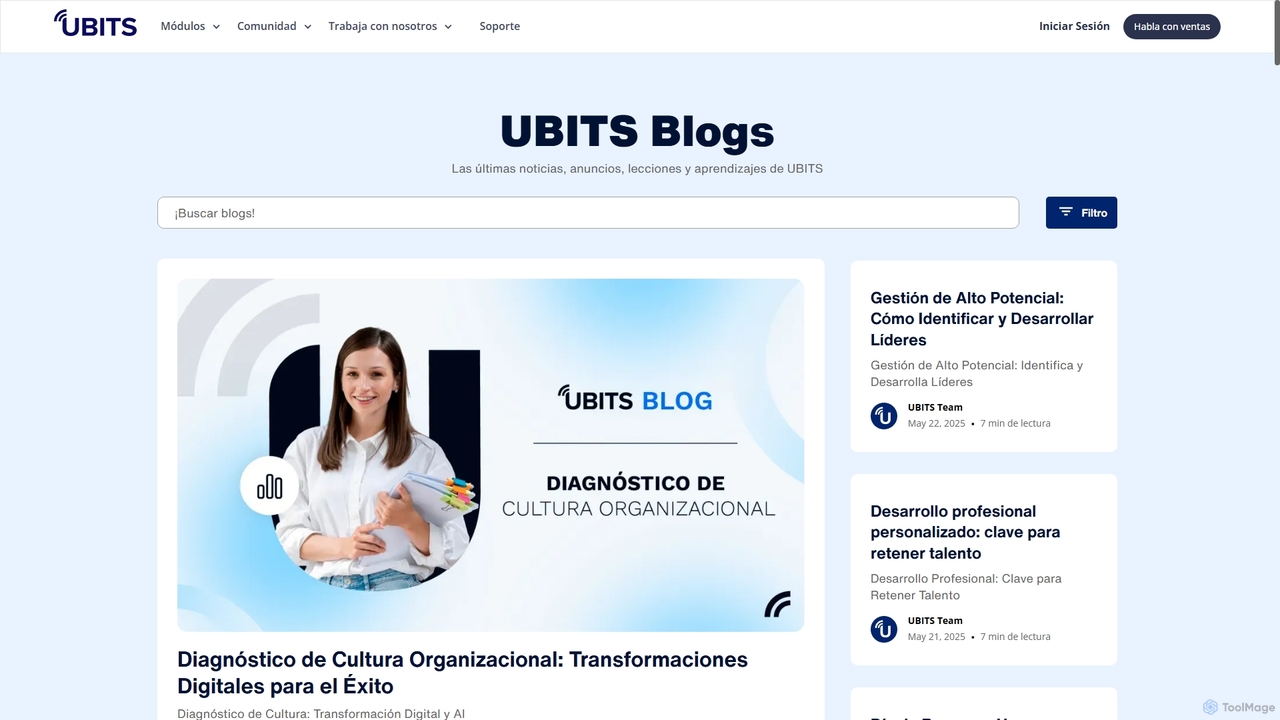 Blog UBITS | Tendencias en RR.HH. y Formación Corporativa for Ubits