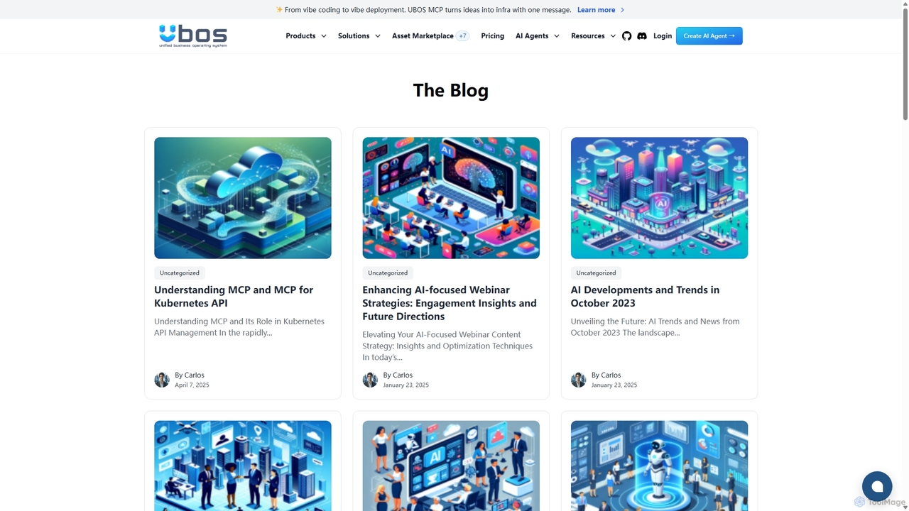 The UBOS Blog | Generative AI, Business and Low-code for UBOS