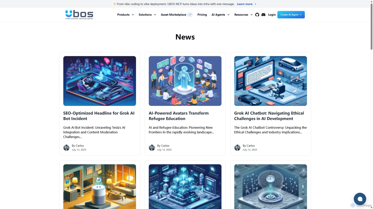 news - UBOS for UBOS