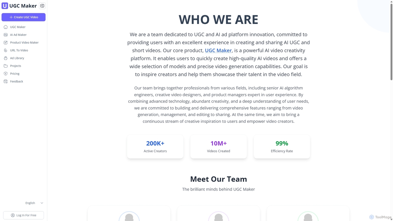 About Us - UGC Maker for UGC Maker