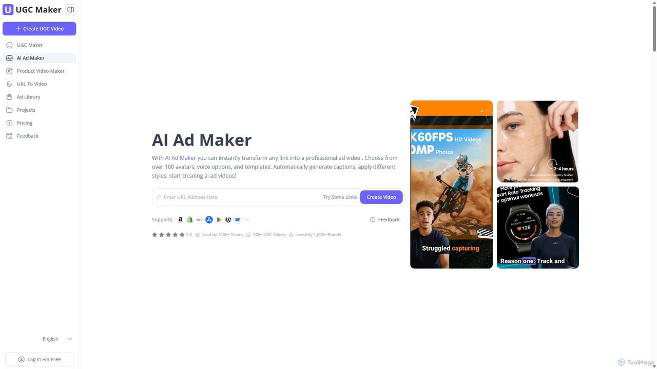 AI Ad Maker - Create Viral Ad Videos for Ecommerce & Social for UGC Maker