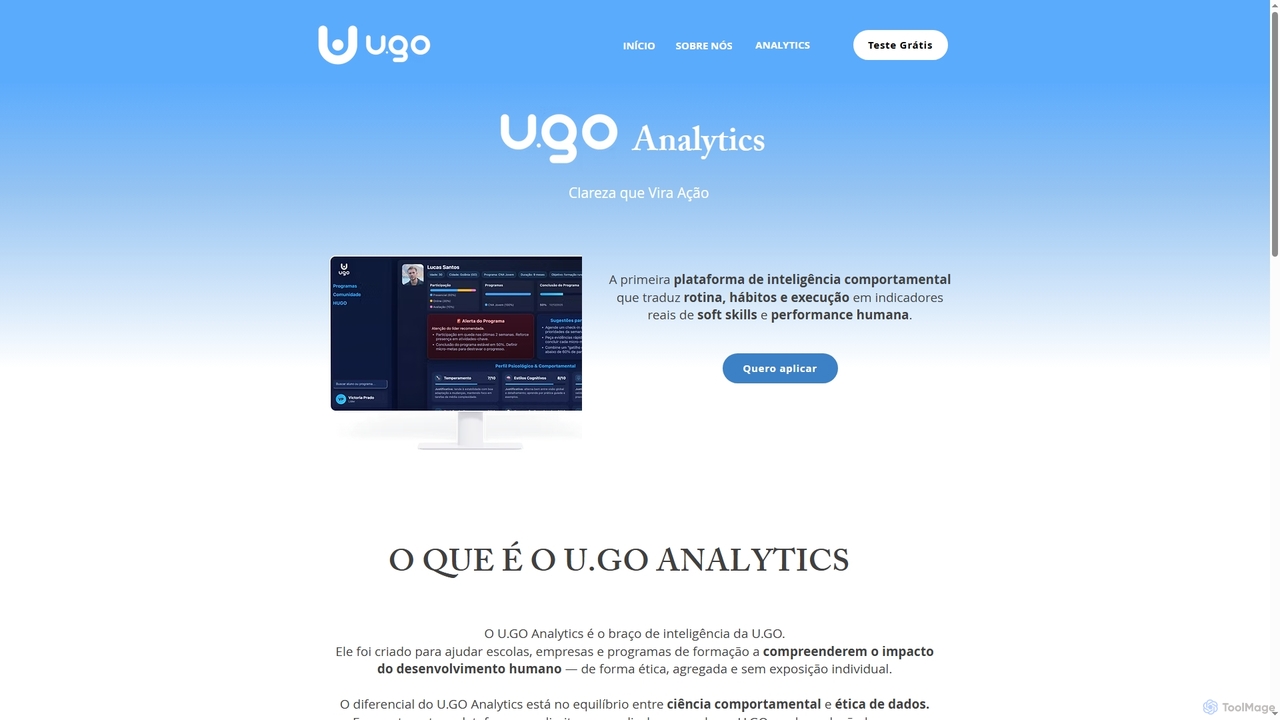 Analitycs | UGO for Ugoapp