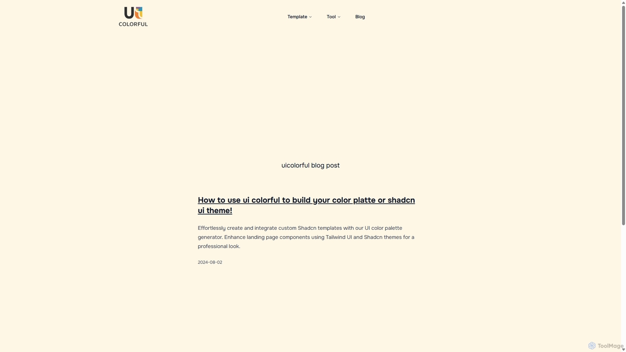 uicolorful blog for Uicolorful