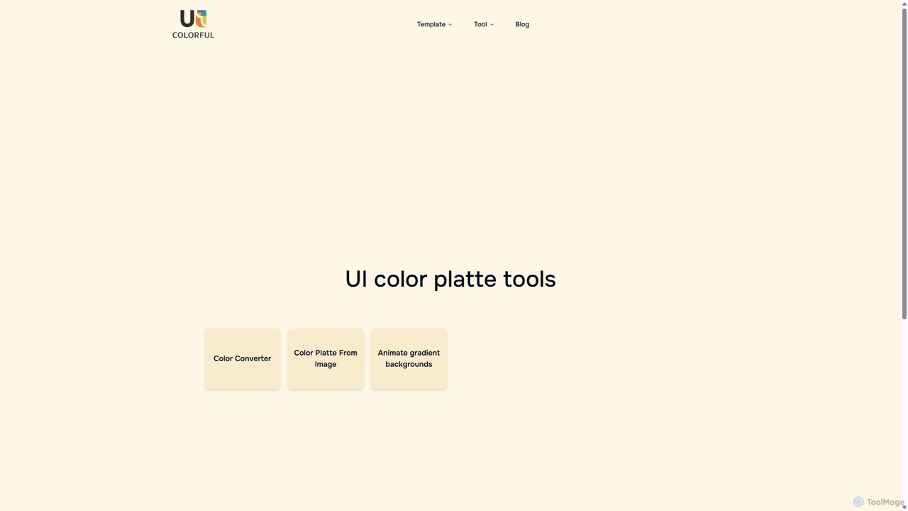 UI color platte tools for Uicolorful