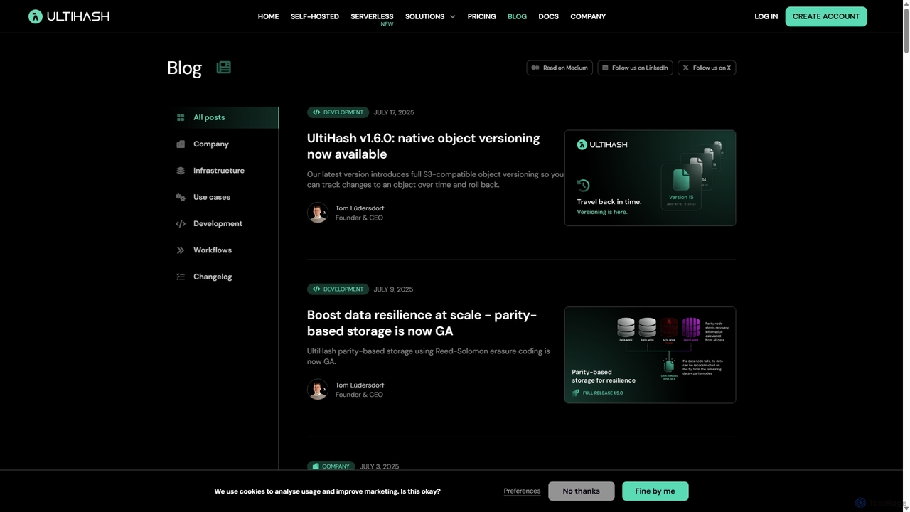 Blog - UltiHash for UltiHash