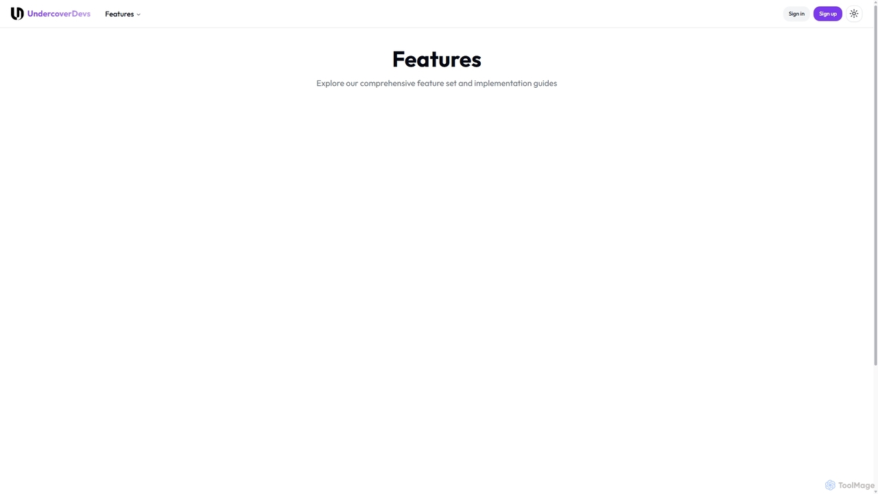 Features | UndercoverDevs AI Teacher for Undercoverdevs