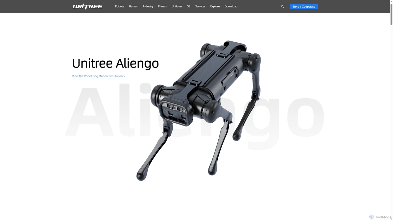 Unitree Aliengo Multifunctional, Industrial Level Application - Unitree Robotics for Unitree