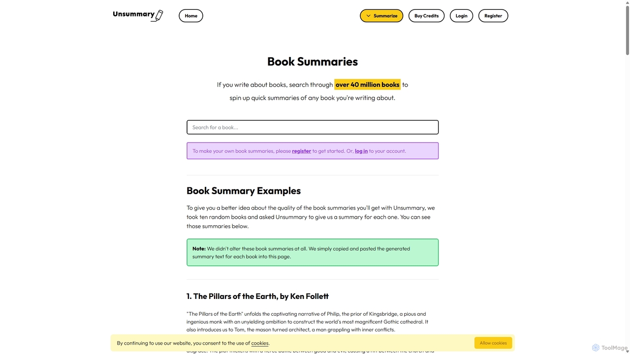 Book Summaries - Unsummary for Unsummary