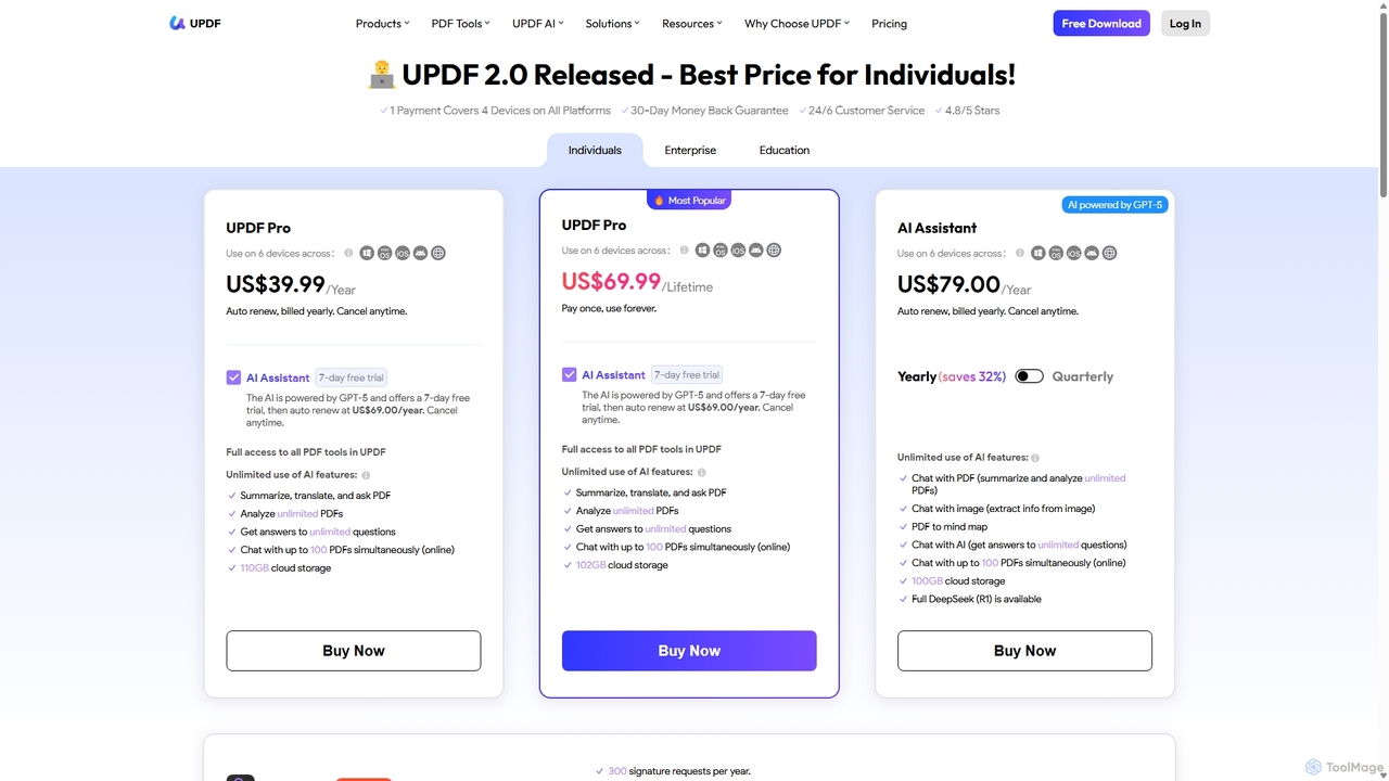 Upgrade Your Plan to UPDF Pro | UPDF for UPDF