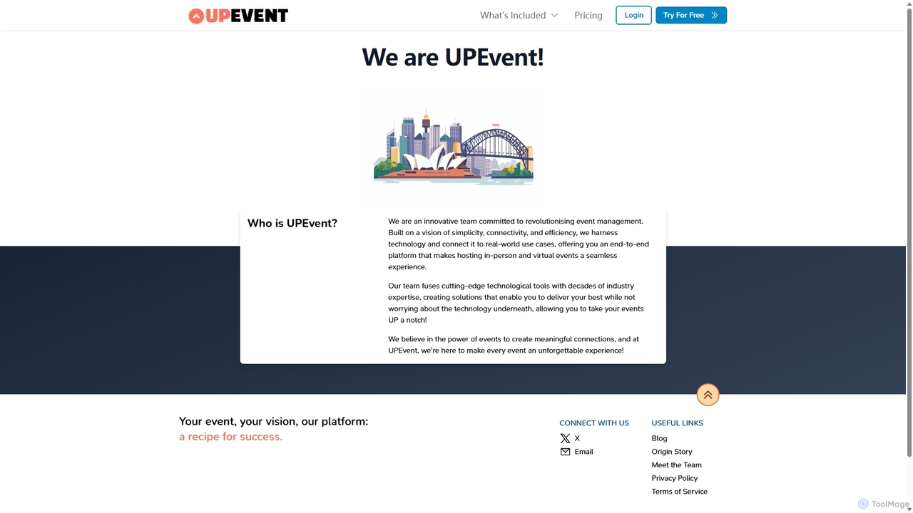 UPEvent - About for UPEvent