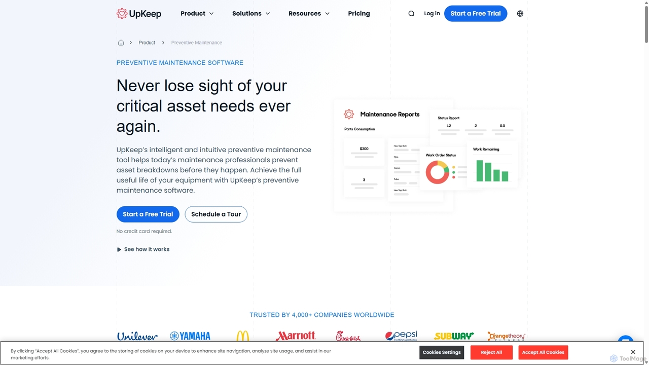 Preventive Maintenance Software - #1 Best Rated App for UpKeep
