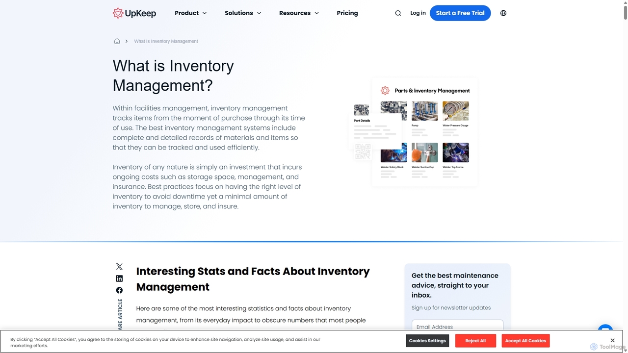 What Is Inventory Management? | A Beginner's Guide by UpKeep for UpKeep