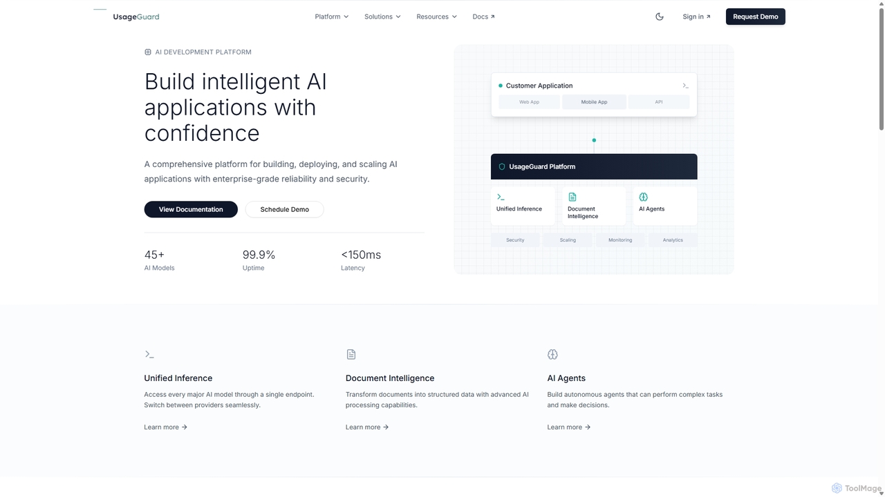 UsageGuard - AI Security, Cost Control, and Usage Tracking for UsageGuard