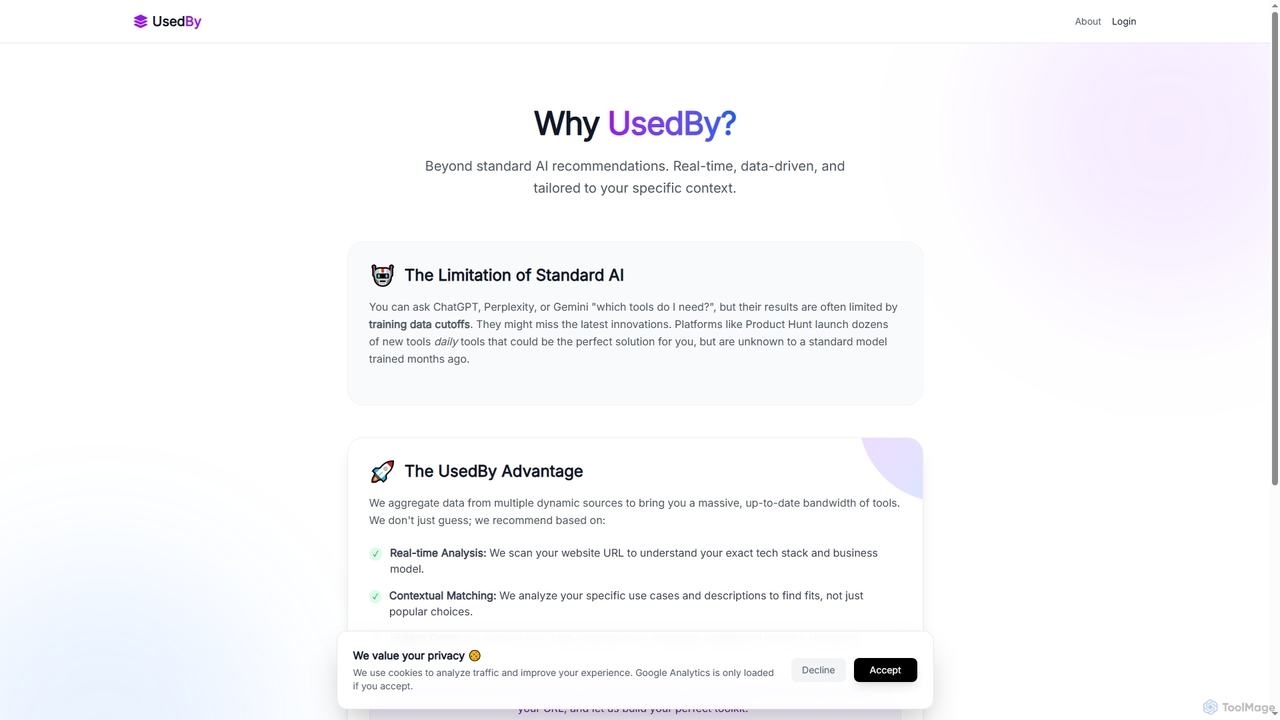 Used By - Tech Stacks of Top Companies for UsedBy