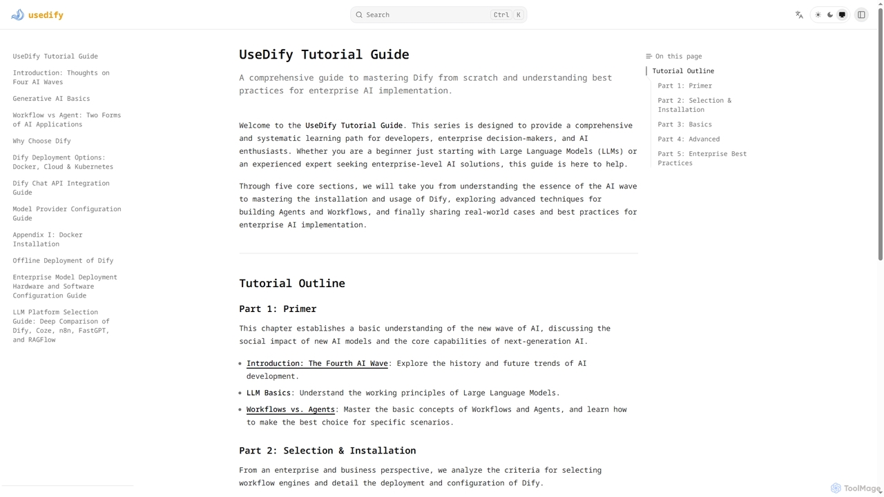 UseDify Tutorial Guide for Usedify