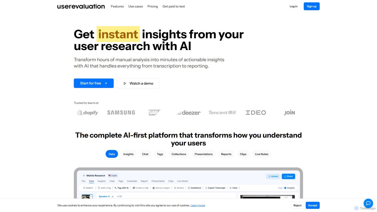 User Evaluation