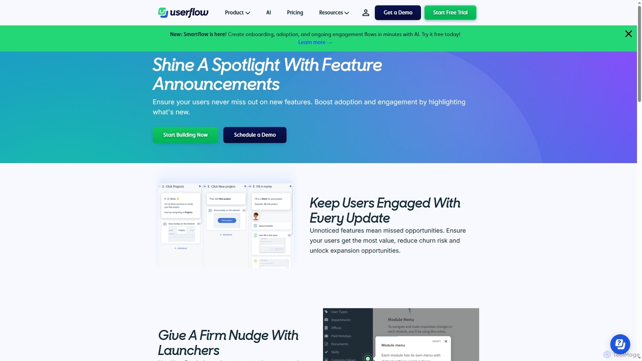 Feature Announcements | Userflow for Userflow