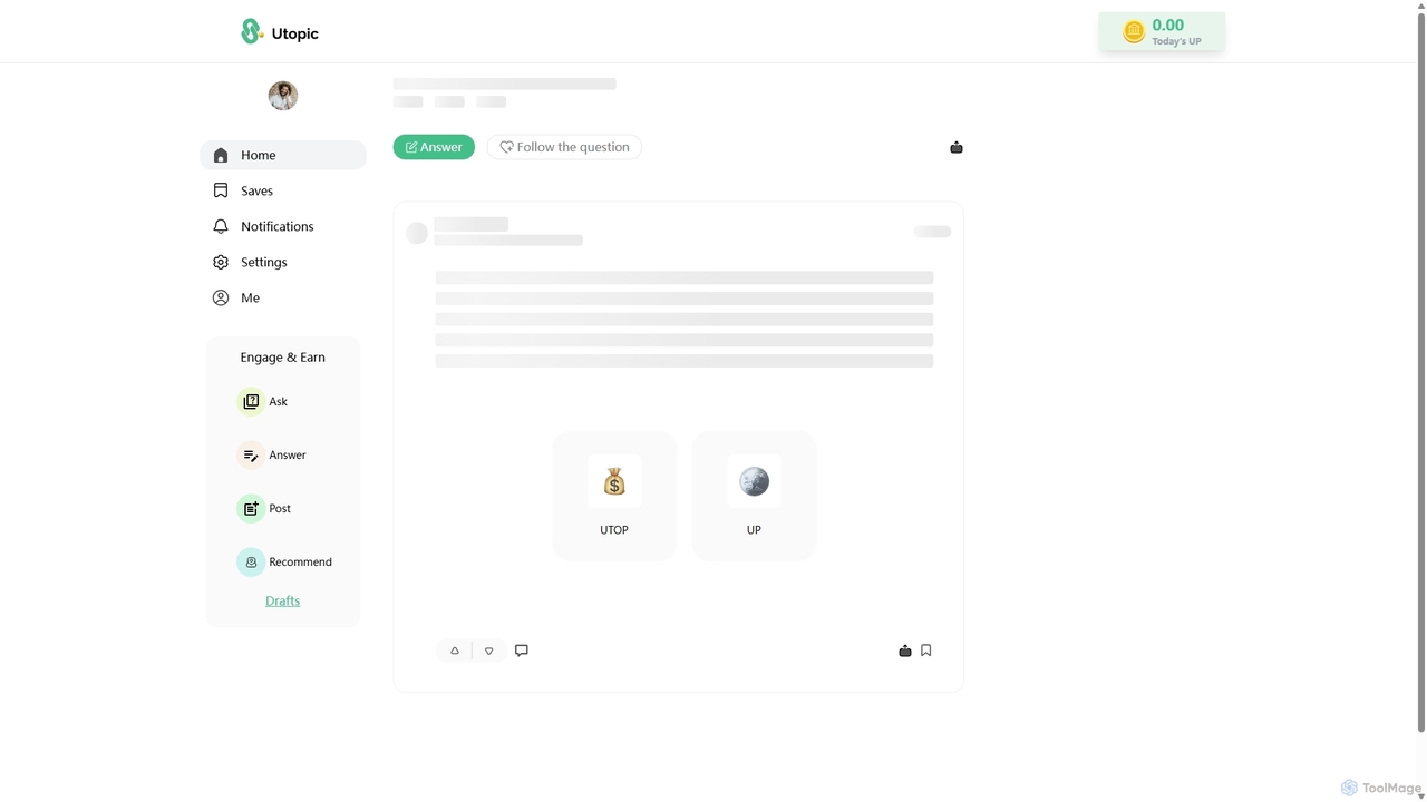 Answer | Utopic.ai where you can read and write to earn for Utopic.ai
