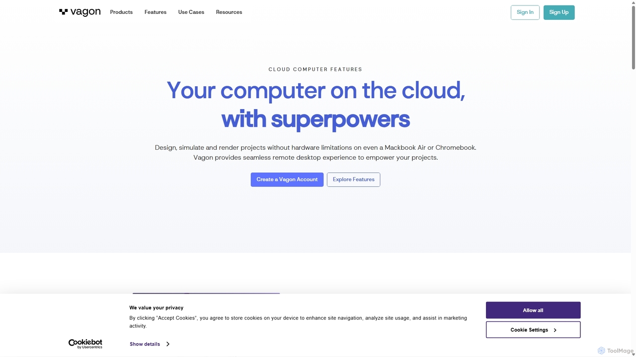 All Features - Cloud Desktops for Creatives, Gamers & Engineers by Vagon for Vagon