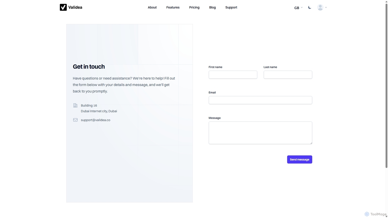 Support - Validea for Validea