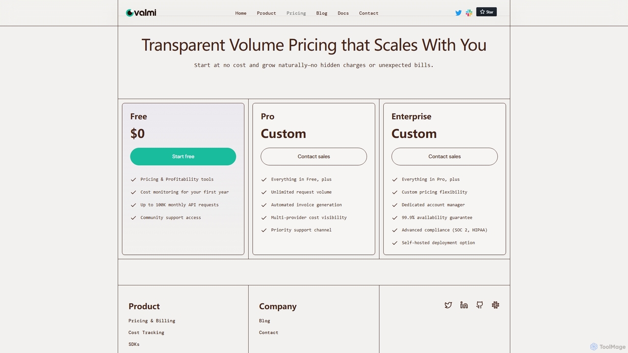 Valmi | Outcome-Billing & Payments Infrastructure for AI Agents for Valmi