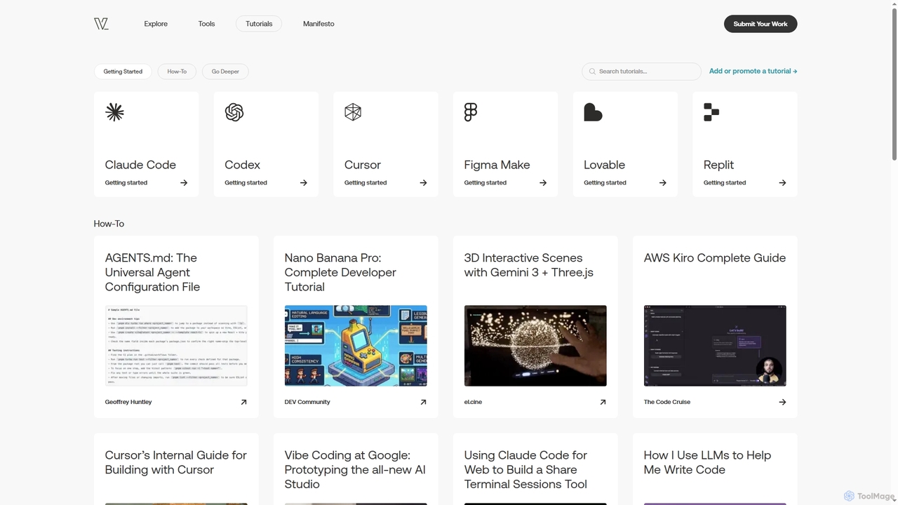 Varchive | Tutorials for building with AI for Varchive