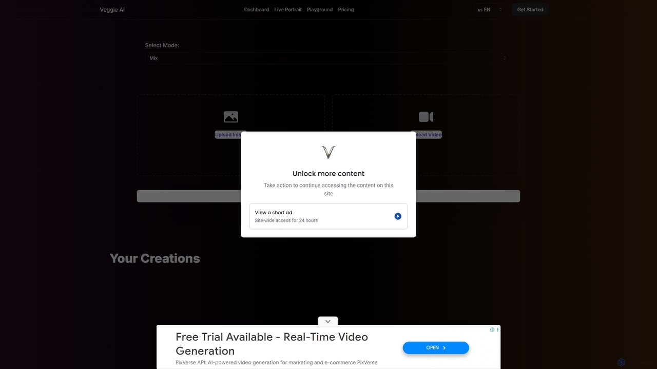 Veggie AI: Create Controllable Action Videos Online for Veggie AI