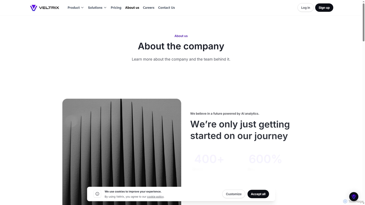 Veltrix – About us for Veltrix