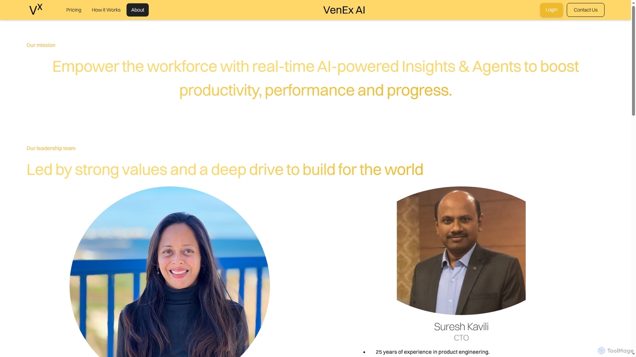 VenEx AI | About for VenEx AI
