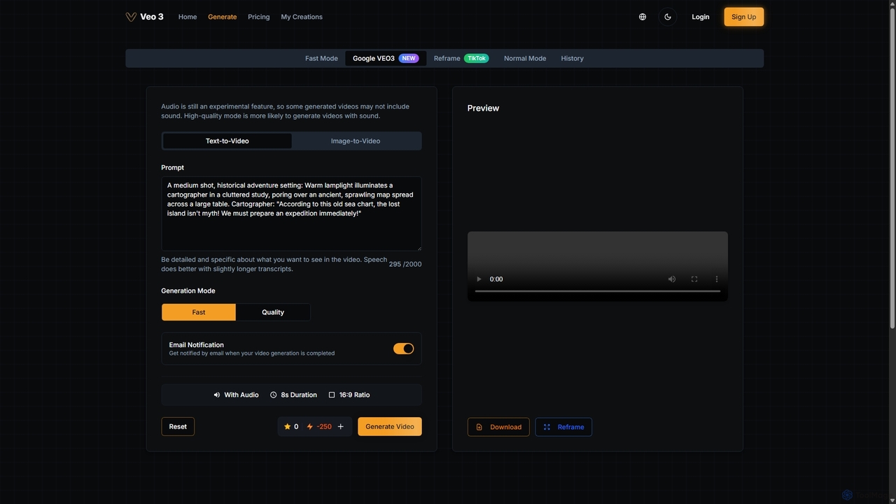 Veo 3 Dashboard | Manage Your AI Video Projects for Veo 3