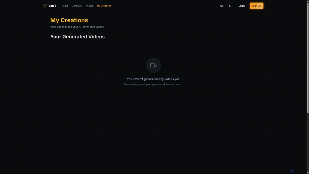 My Creations | Veo 3 AI Video Generator for Veo 3