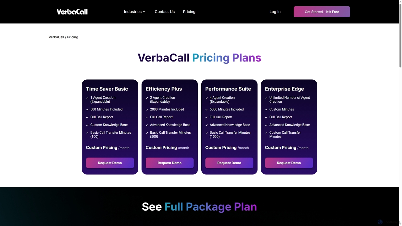 Pricing - Verbacall for VerbaCall