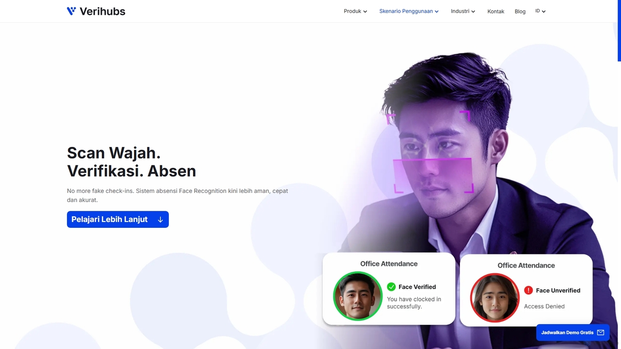 Sistem Absensi dengan Biometrik: Solusi Canggih untuk Pencatatan Kehadiran Karyawan | Verihubs for Verihubs