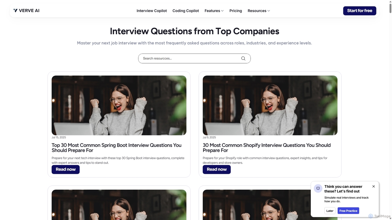 Hot Blogs Hub: Your Go-To Blog for Mastering Every Interview for VerveCopilot
