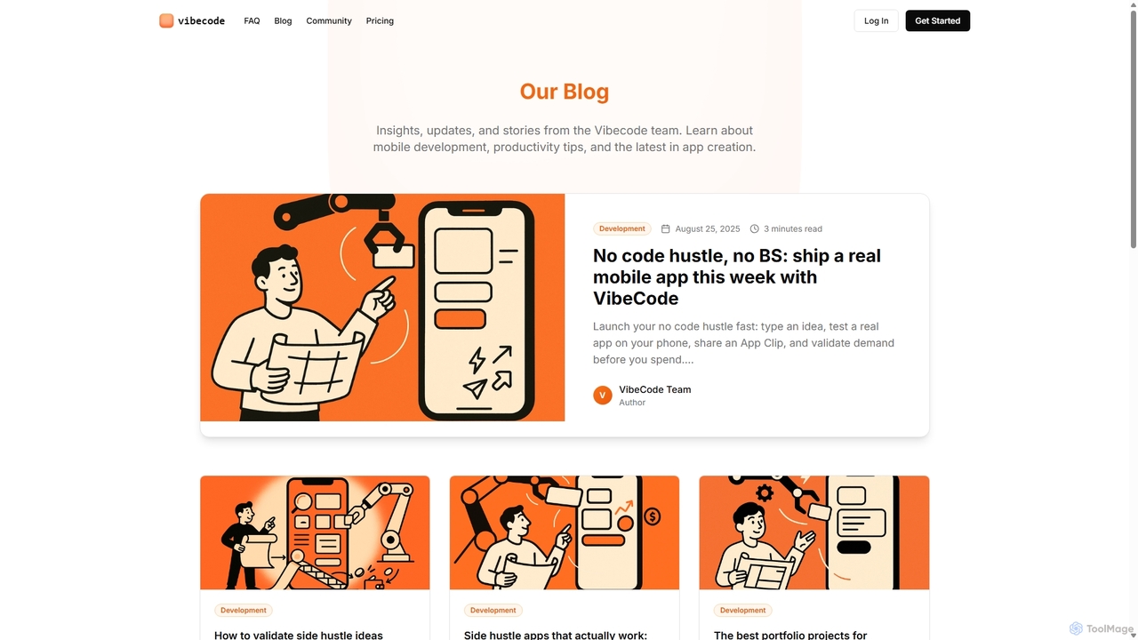 Blog - Vibecode for Vibecode